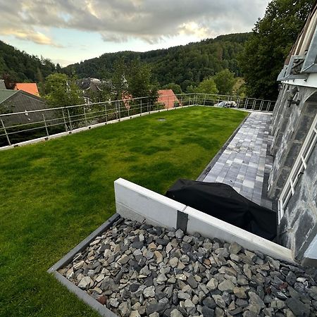Ferienwohnung Blick Thyratal Obergeschoss Stolberg  Bagian luar foto