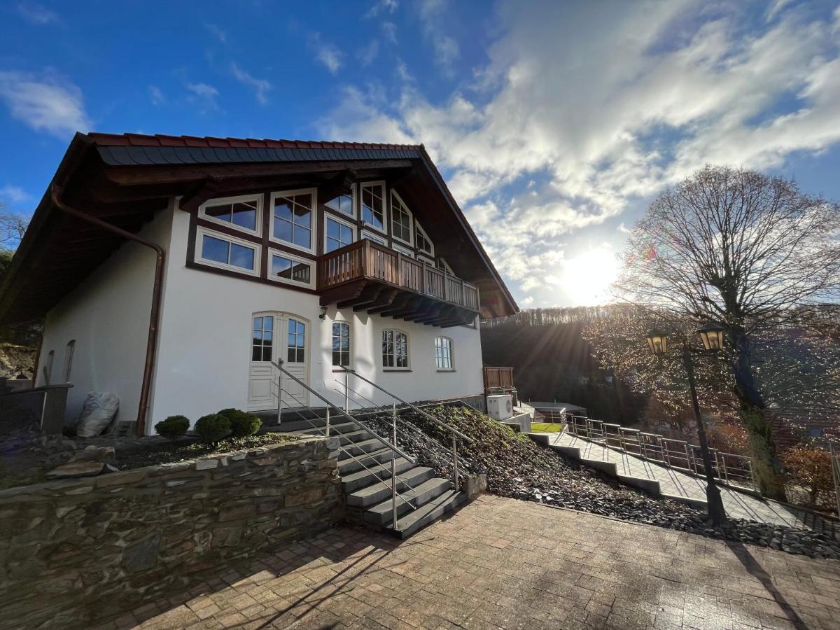 Ferienwohnung Blick Thyratal Obergeschoss Stolberg  Bagian luar foto