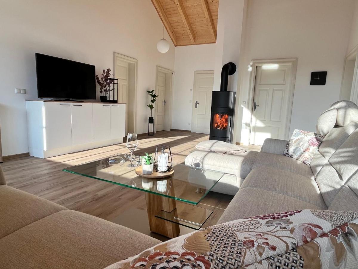 Ferienwohnung Blick Thyratal Obergeschoss Stolberg  Bagian luar foto