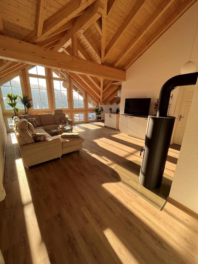Ferienwohnung Blick Thyratal Obergeschoss Stolberg  Bagian luar foto