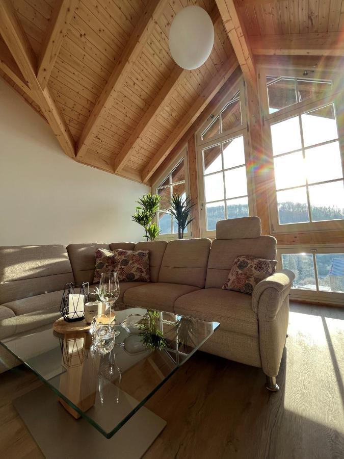 Ferienwohnung Blick Thyratal Obergeschoss Stolberg  Bagian luar foto