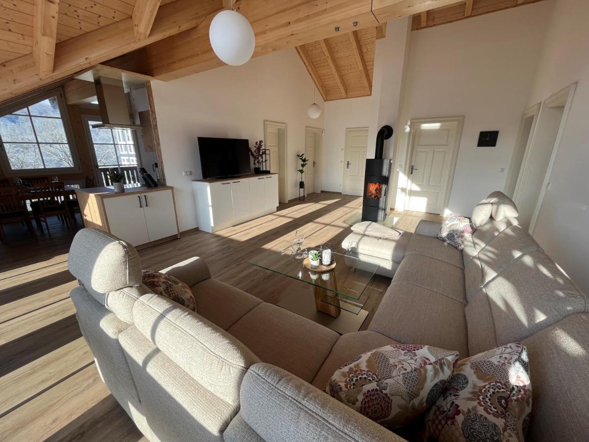 Ferienwohnung Blick Thyratal Obergeschoss Stolberg  Bagian luar foto