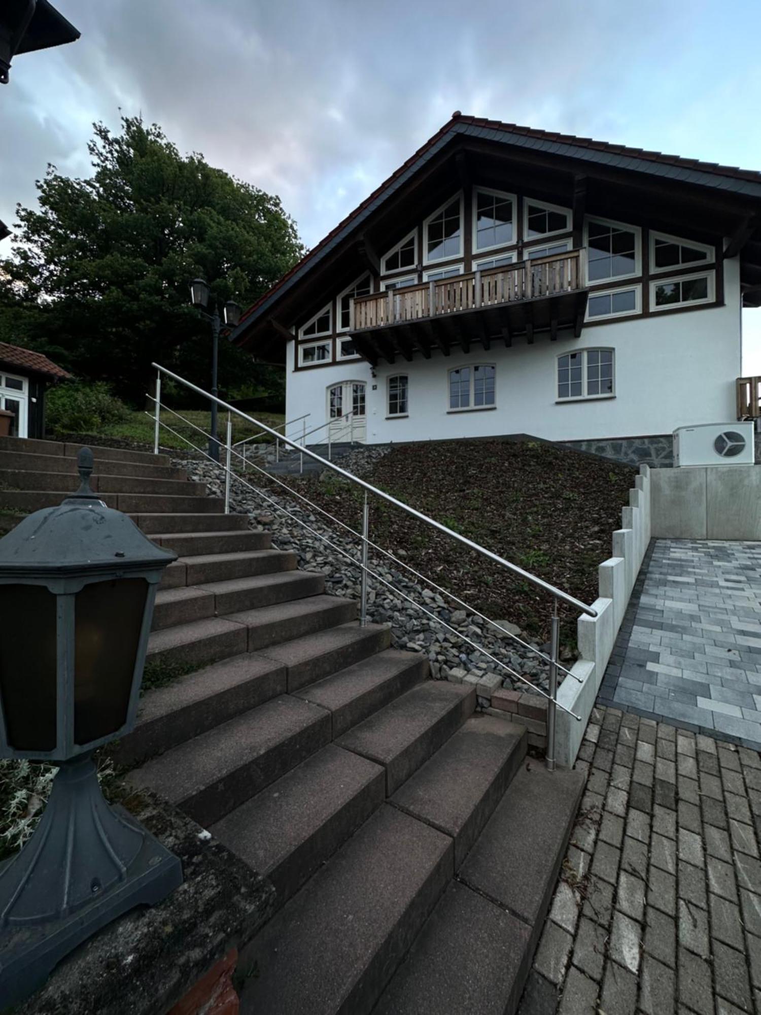 Ferienwohnung Blick Thyratal Obergeschoss Stolberg  Bagian luar foto